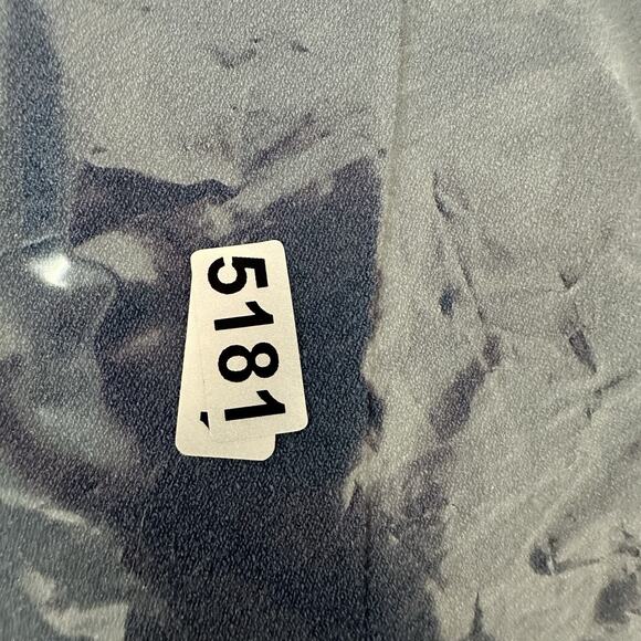 Tibi Dress Womens 8 Blue Navy Dot Tie Waist Square Neck Costal Beach - Picture 15 of 15